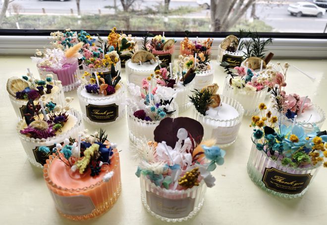 三八妇女节”手工制作香薰蜡活动麻将胡了市